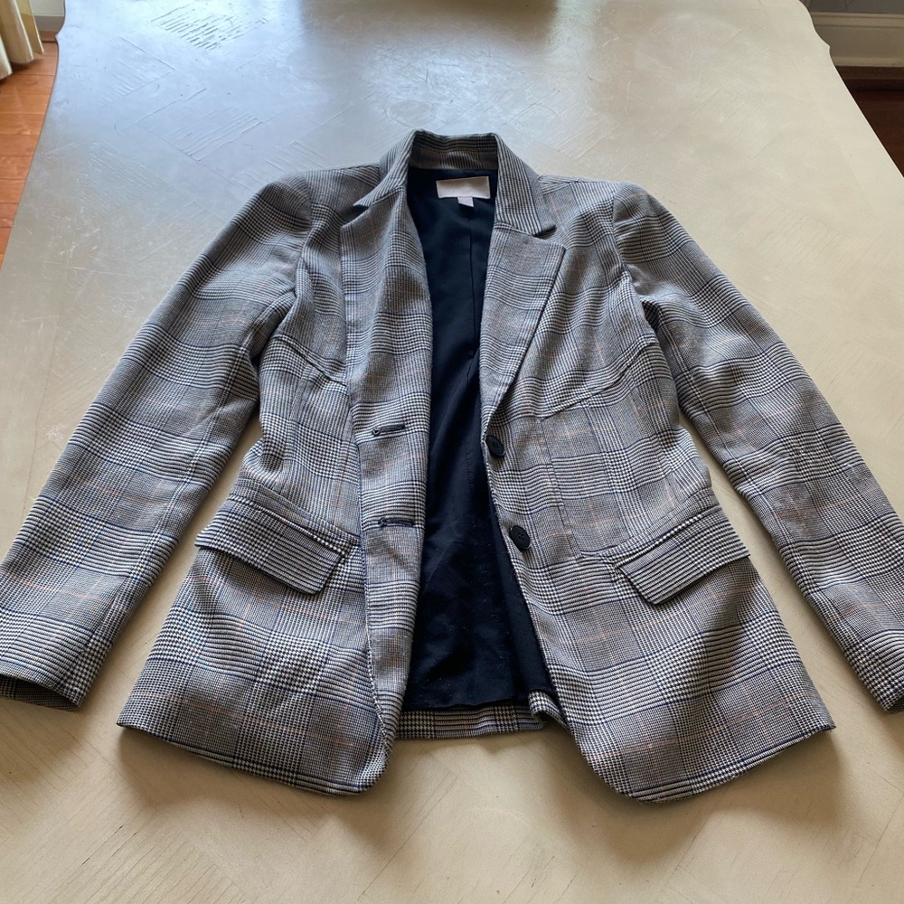 Plaid blazer